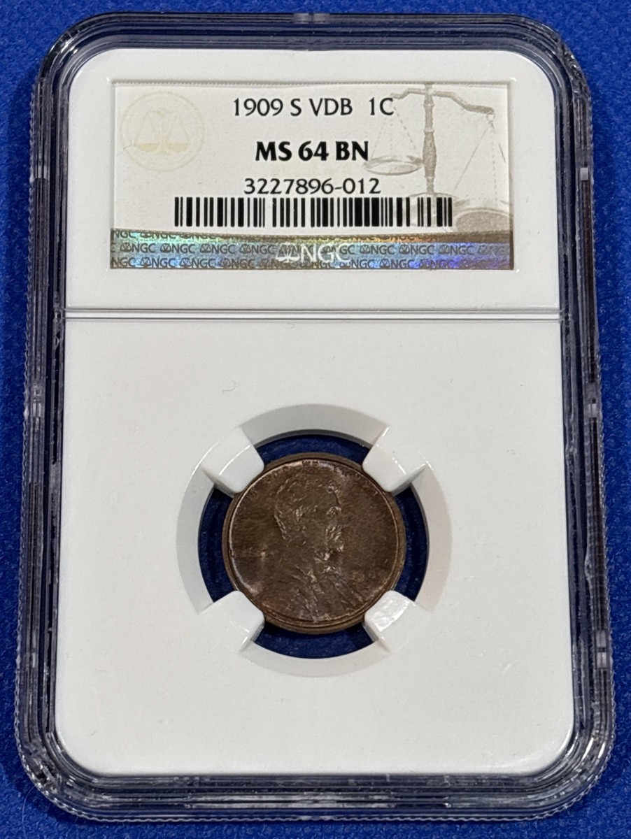 1909年 アメリカ合衆国 1ペニー(リンカーン) 1909 LINCOLN 1C MS