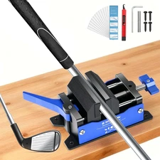 Golf Club Regripping Pro Kit with Golf Grip Replacement Tape, Hook Knife (No Sol