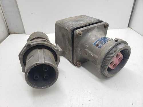 4 wires Crouse-hinds connector AR642 and APJ6485 receptacle - male and ...