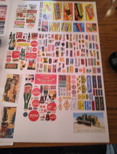 HUGE  LOT#26  9 SETS TRAIN SIGNS HO &N SCALE