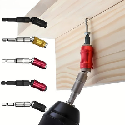 1Pc Inch Hex Shank Magnetic Swiveling Drill Bit Holder Quick Release Pivot Tool
