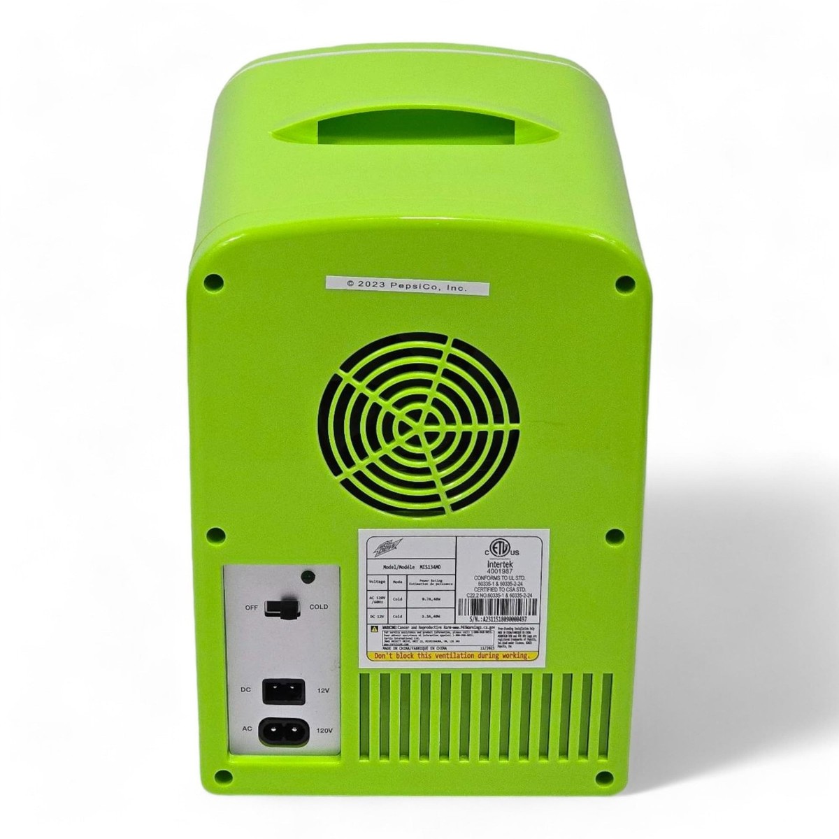 Mountain Dew MIS134MD, Mini Portable Compact Personal Fridge