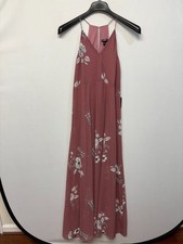 NWT Express Women Sleeveless Long Maxi Dress Size XS X-Small Floral Boho D014 20