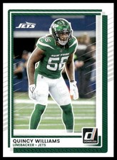Quincy Williams 2025 Donruss #157 New York Jets