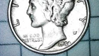 1944-S Mercury Dime - Exact Coin Photographed