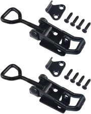 2 PCS Adjustable Metal Toggle Latch Clamps Heavy Duty Quick Release Hasp Latch w