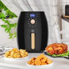HOMCOM 5.5L Air Fryer 1700W with Digital Display & Adjustable Temperature