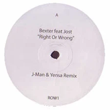 Bexter (2) - Right Or Wrong, 12", (Vinyl)