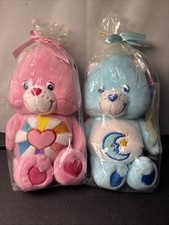 Two Scented Care Bears Bedtime And Hopeful Heart Bear Plush 2006