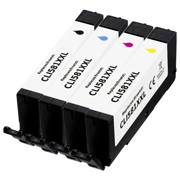 Renkforce Druckerpatrone Ersetzt Canon CLI-581BK Xxl, CLI-581C Xxl, CLI-581M-image