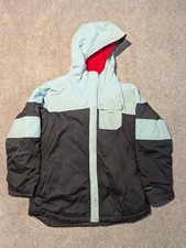 Columbia Jacket Girls XL Blue Omni Heat Infinity Outgrown Sleeve Parka Coat