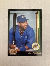 1993 Upper Deck #A2 Brewers GARY SHEFFIELD Five Year 5th Anniversary insert