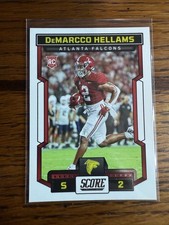 2023 Panini Score DeMarcco Hellams RC #385 Atlanta Falcons