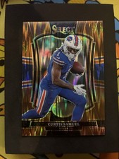 2025 Panini Select Curtis Samuel #184 Premier Level Copper Shock Prizm /899