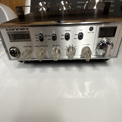 Connex CX-4300 300 Silver AM/FM 40CH CB Mobile Radio w/ Echo ANL PA RF Gain