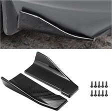 2 PCS Rear Bumper Lip Guards DIY Car Exterior Decoration, Anti Carbon Fiber