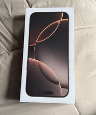 iPhone 16 Pro Max Empty Retail Box Factory Paper Box Desert Titanium