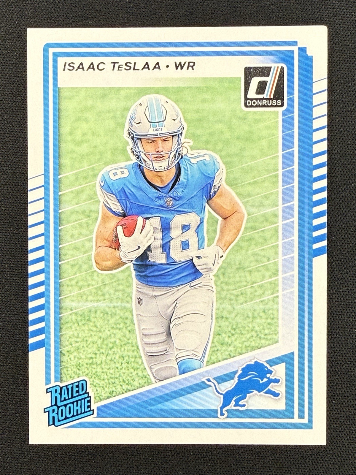 2025 Panini Donruss - Isaac Teslaa Rated Rookie Base #338 (RC) Lions