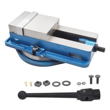 6 Inch Milling Machine Vise Lockdown Vise With 360° Swiveling Base Bench Vise