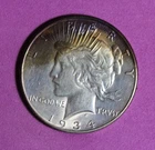 1934- PEACE SILVER DOLLAR #P34641