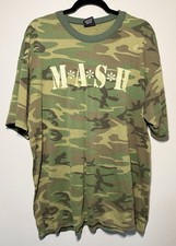 Vintage MASH Rothco Camo T Shirt Size 2XL Salem Community Hospital USA Made 90s