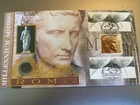 GB STAMPS BENHAM COIN FIRST DAY COVER ROMAN AUGUSTUS ROMAN COIN