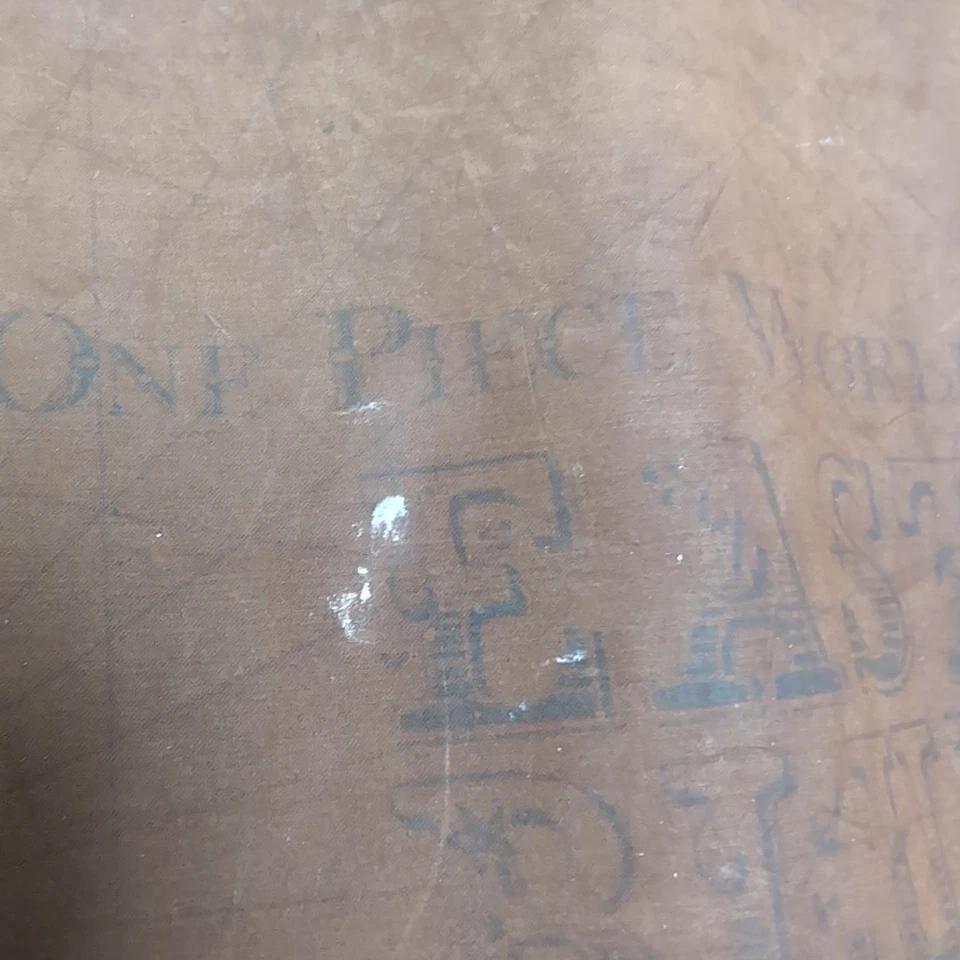 Japan Anime One Piece Leather Rollup Pouch World Map Tool pouch Pencil case - Image 4 of 4