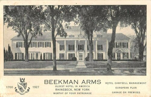 um 1927 Beekman Arms Hotel Rheinbeck NY niederländische Grafschaft - Bild 1 von 2