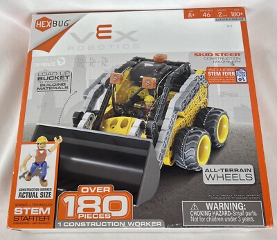 Hexbug Vex Robotics Skid Steer Buildable Construction Toy Mover Ages 8+ Project