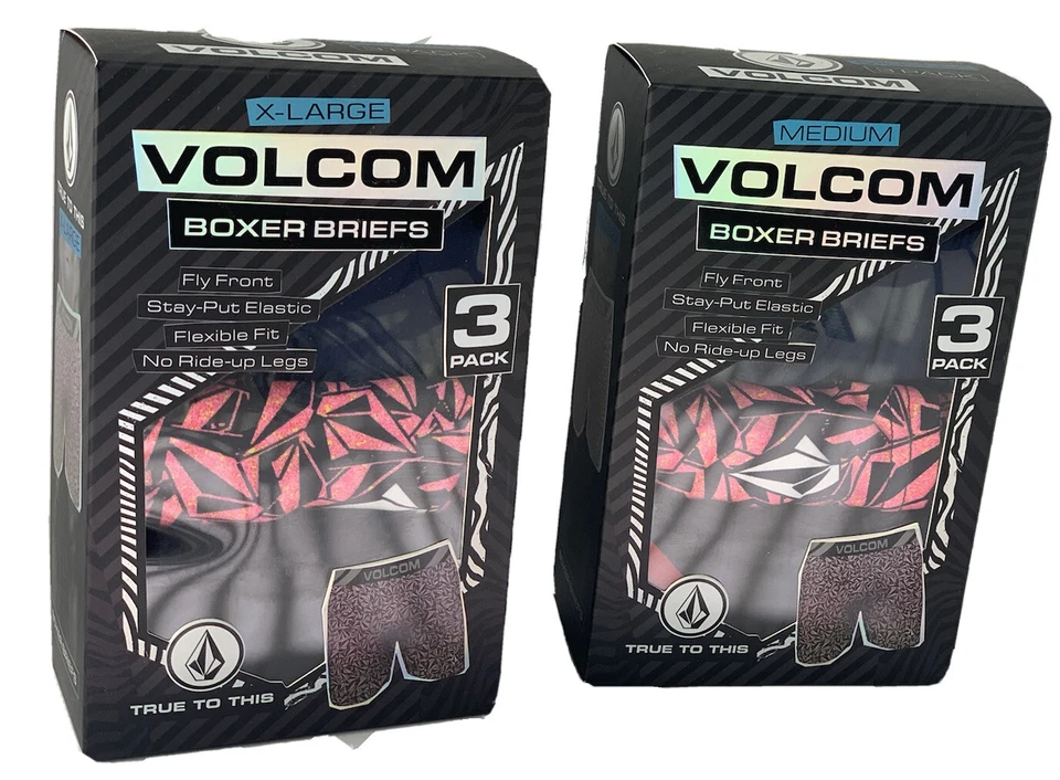VOLCOM MEN'S PERFORMANCE  BOXER BRIEFS 3 PACK AND 4 PACK.  - Image 4 of 4