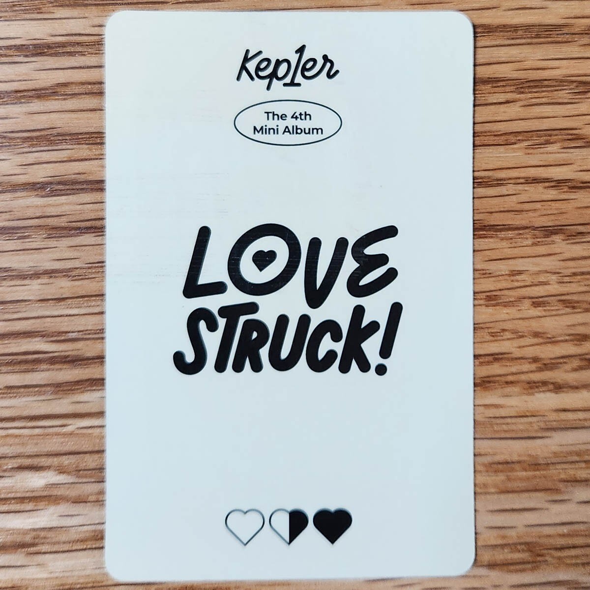 Mashiro Official Photocard kep1er 4th Mini Album Love Struck