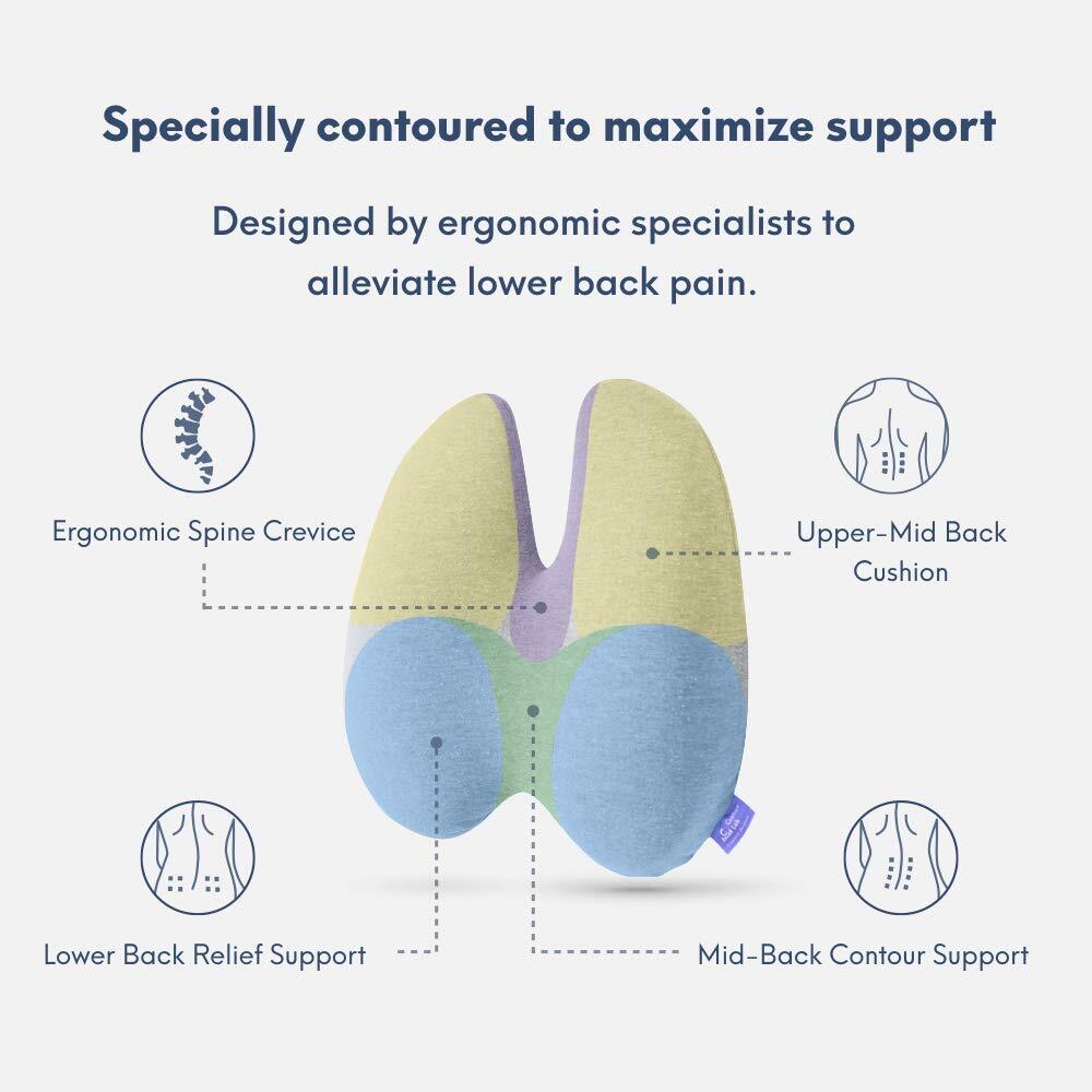 Extra Support Ergonomic Lumbar Pillow