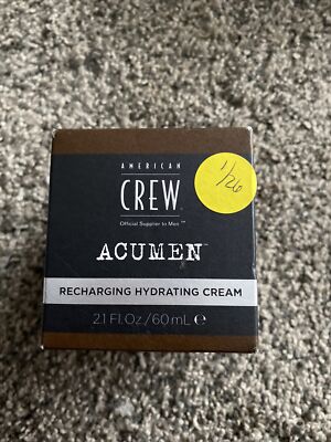 American Crew Acumen Recharging Hydrating Cream 2.1 oz  NEW