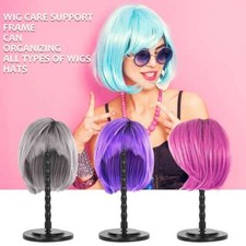 14 inch Wig Stand Plastic Hat Display Head Holders Mannequin Head Stand Portable
