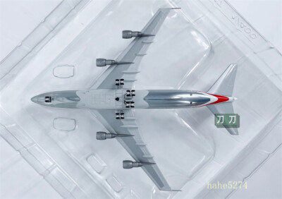 ジャンク品  B747 1/400 HX 1:400 Boeing B747-100 Painted N7470 Alloy Finished