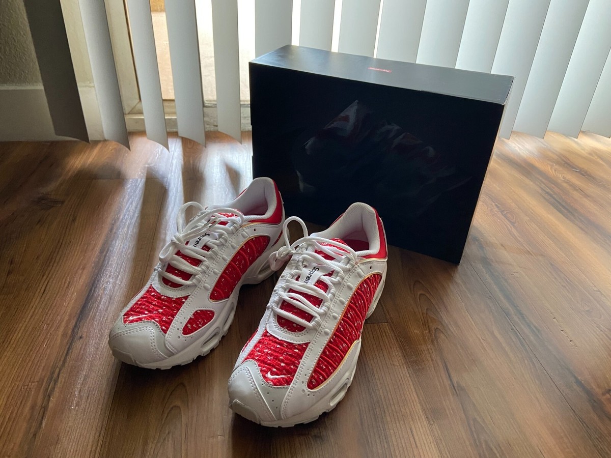 Size Nike Air Max Tailwind x Supreme University Red 2019