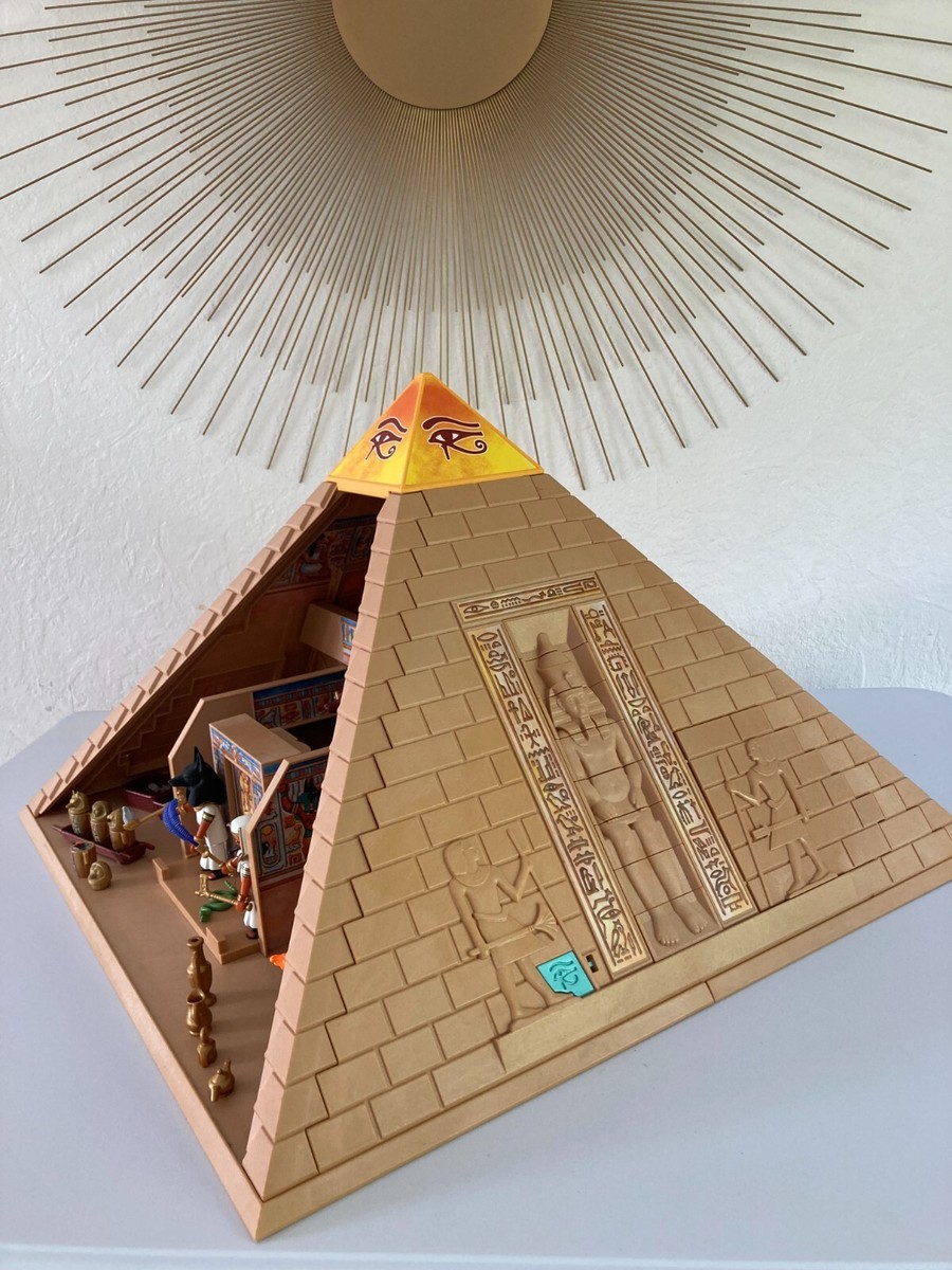 924⚜️ Playmobil- 4240 - Pyramide Égyptienne avec Personnages + Boite Complet