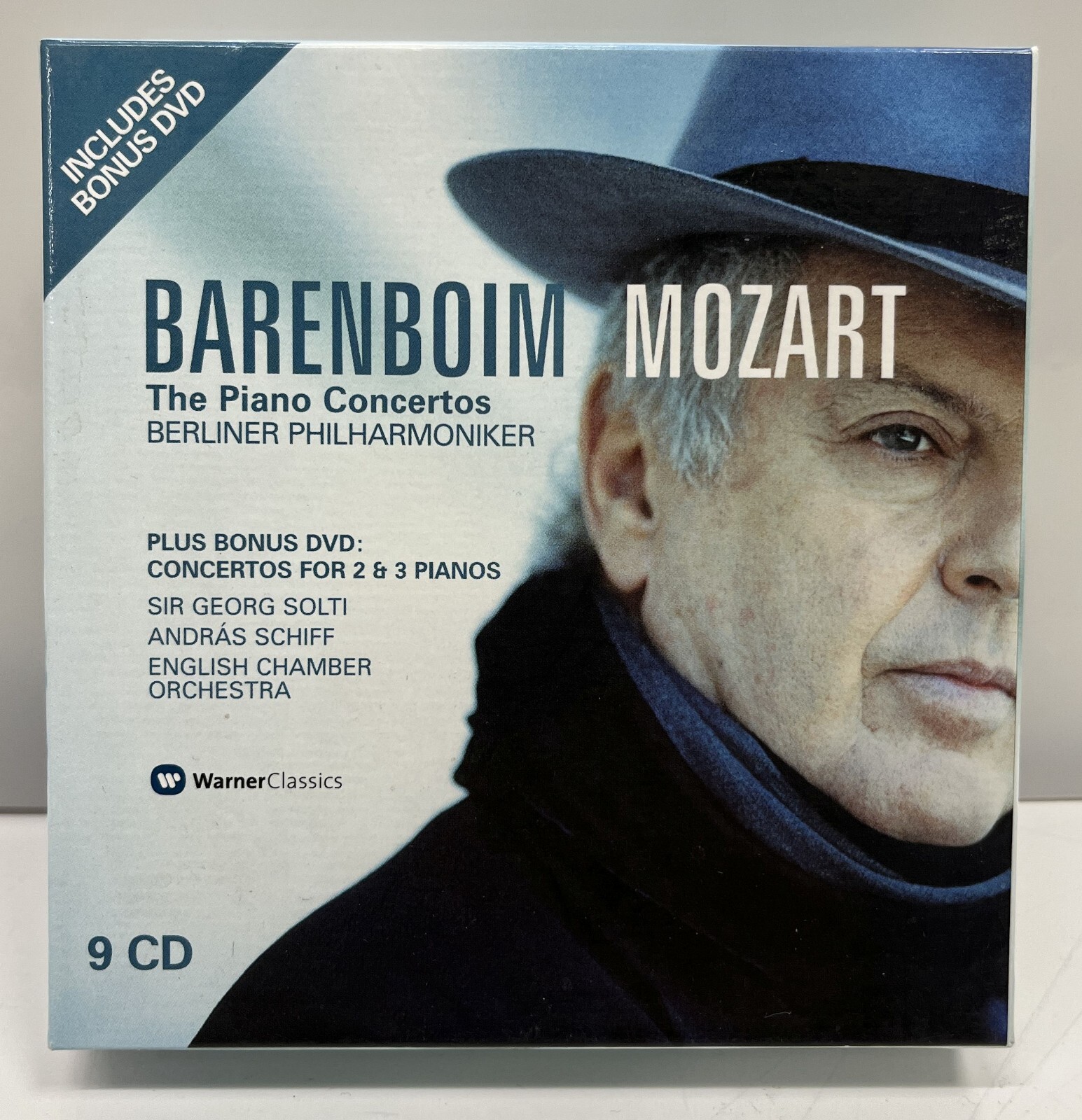 Daniel Barenboim - Mozart Piano Concertos Berlin Philharmonic 9CDs + bonus DVD