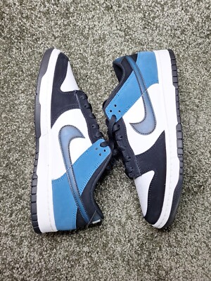 Nike Dunk Low NAS Airbrush “Industrial Blue” Nike Dunk Low Retro Industrial Blue Review& On foot - YouTube main image 4