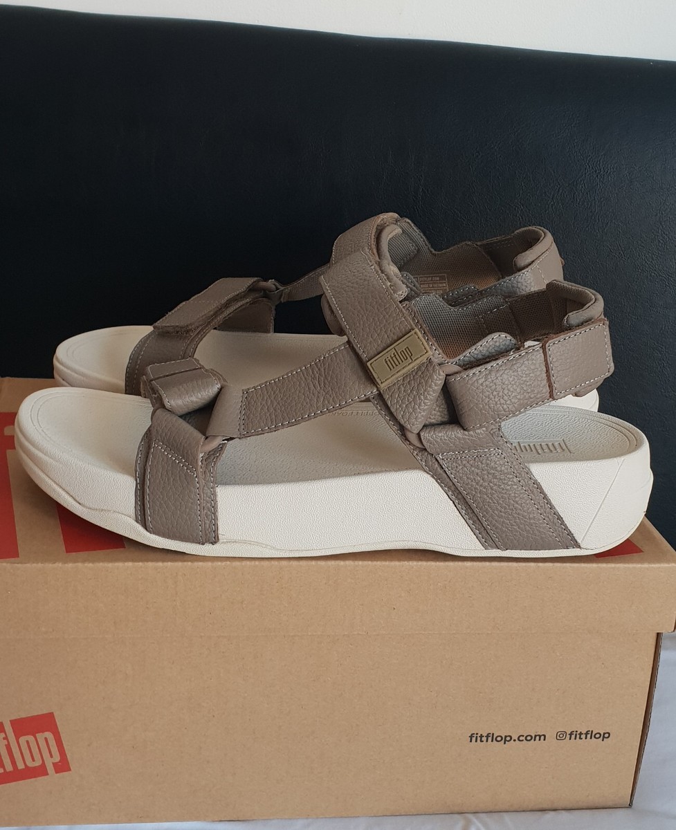 Fitflop Sandals Men's Leather Summer Outdoor Walking Summer Sandal RRP £95  | eBay UK