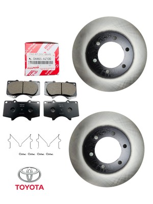 For 2003-09 Toyota 4Runner Lexus GX470 GENUINE OEM FRONT BRAKE ROTORS&PADS KIT