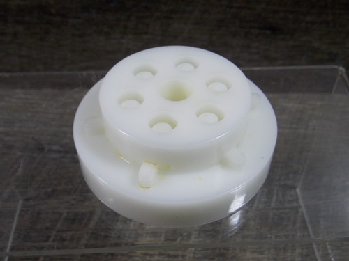 CTC Pasta Express Model X2000 Replacement Disc: 2-Piece Small Macaroni Die - Picture 9 of 10