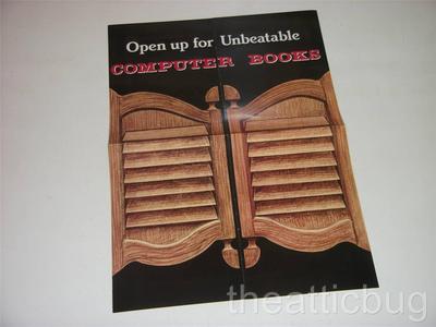 Öffnen für unschlagbare Computerbücher ~ Prospekt ~ Werbung ~ DIN A4 Format