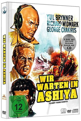 Wir warten in Ashiya - Limited Mediabook DVD + CD Yul Brynner 1964