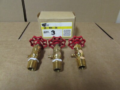 3QTY - APOLLO, 26-304-28, 3/4'' BRASS VALVES, NIB! MAKE OFFER!!