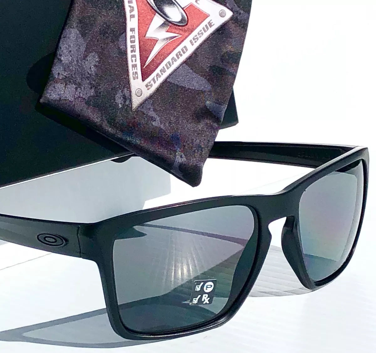 NEW Oakley SLIVER XL Matte Black POLARIZED Grey SI Edition