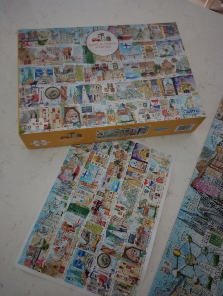 Gibsons Sights & Sounds Of Europe Jigsaw Val Goldfinch 1000 Pieces eBay