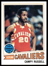 1977-78 Topps Campy Russell Cleveland Cavaliers #83