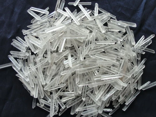 50g Lot Tibet Natural Clear Quartz Crystal Points Terminated Wand Specimen - Picture 2 of 7