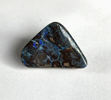 Andy's Gem Garage Sale - 35ct Australian Boulder Opal - Blue flashes of fire 
